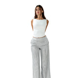 GLINT TROUSERS in silver